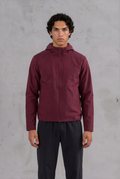 The Forme Set in burgundy and black, front
